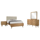 Robyn Light Ash 4-Piece Eastern King Bedroom Set by Coaster at Eve Furniture