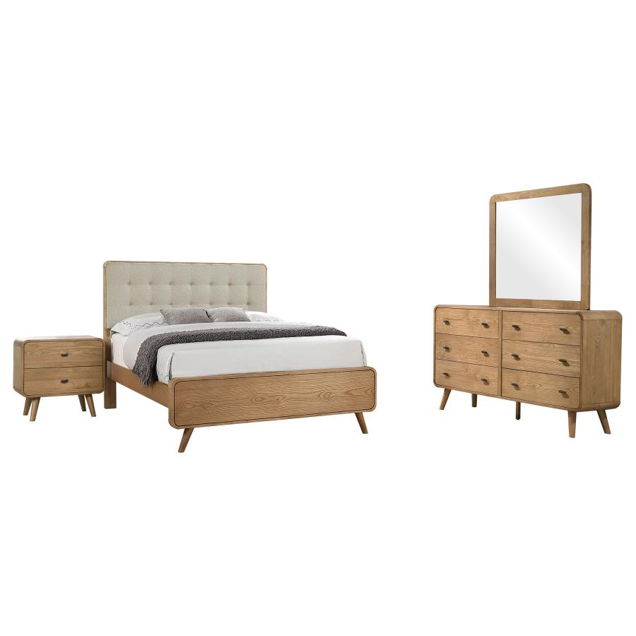 Robyn Light Ash 4-piece Queen Bedroom Set by Coaster at Eve Furniture
