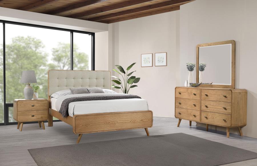 Robyn Light Ash 4-piece Queen Bedroom Set by Coaster at Eve Furniture