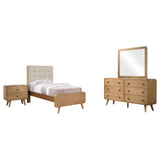 Robyn Light Ash 4-Piece Twin Bedroom Set by Coaster at Eve Furniture