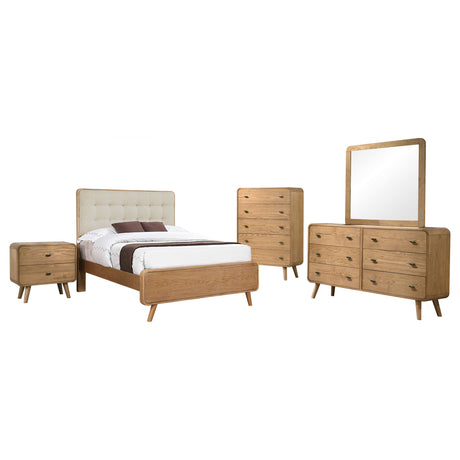 Robyn Light Ash 5-Piece Full Bedroom Set by Coaster at Eve Furniture