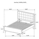 Robyn Light Ash 5-piece Queen Bedroom Set by Coaster at Eve Furniture
