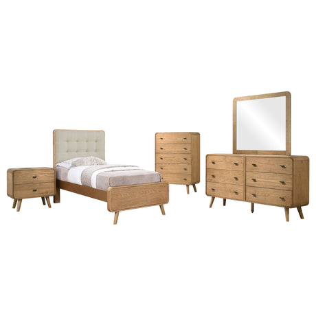 Robyn Light Ash 5-Piece Twin Bedroom Set by Coaster at Eve Furniture