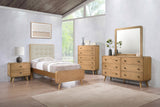 Robyn Light Ash Wood Twin Platform Bed by Coaster at Eve Furniture