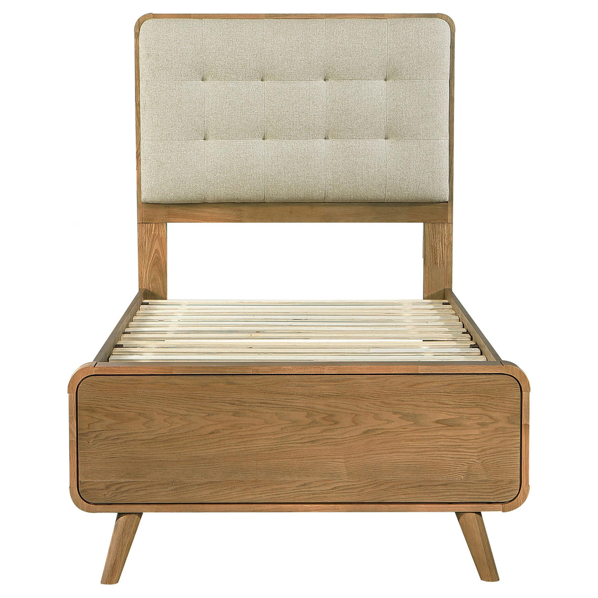 Robyn Light Ash Wood Twin Platform Bed by Coaster at Eve Furniture