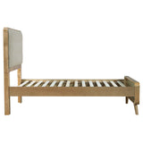 Robyn Light Ash Wood Twin Platform Bed by Coaster at Eve Furniture
