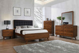 Robyn Dark Walnut Platform Bedroom Set