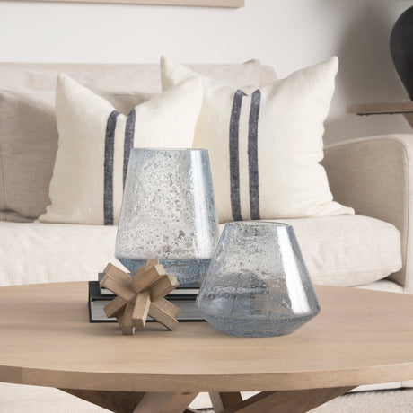 Robyn Tall Blue Glass Vase by Mercana at Eve Furniture