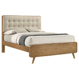 Robyn Wood California King Platform Bed Light Ash by Coaster at Eve Furniture
