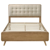 Robyn Wood California King Platform Bed Light Ash by Coaster at Eve Furniture