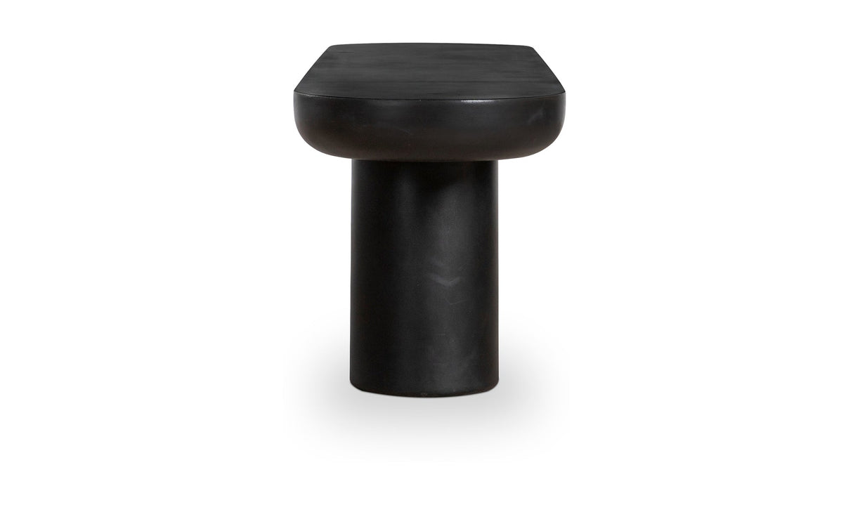 Rocca Bench Black by Moe's Home at Eve Furniture