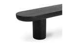 Rocca Bench Black by Moe's Home at Eve Furniture