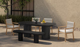 Rocca Bench Black by Moe's Home at Eve Furniture