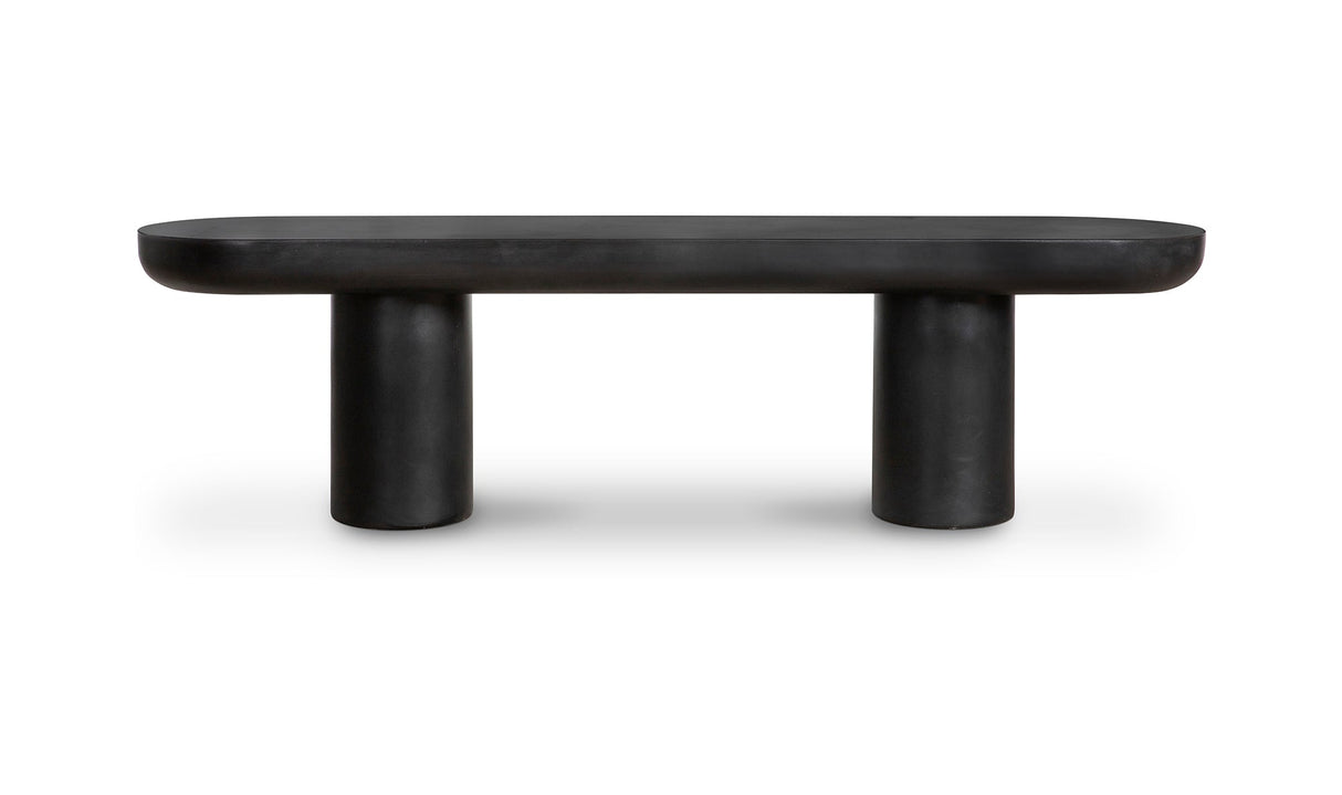 Rocca Bench Black by Moe's Home at Eve Furniture