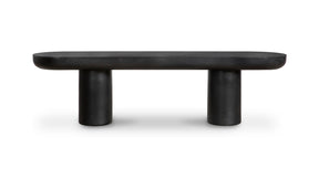 Rocca Bench Black by Moe's Home at Eve Furniture