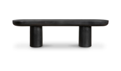 Rocca Bench Black by Moe's Home at Eve Furniture
