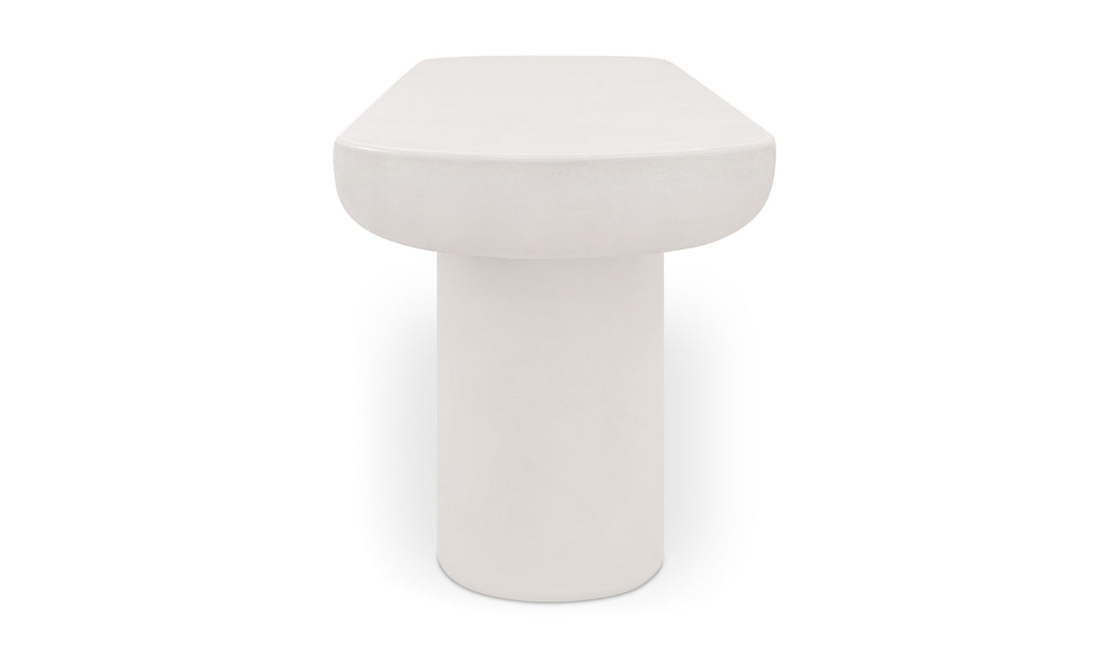 Rocca Bench Cream by Moe's Home at Eve Furniture