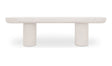 Rocca Bench Cream by Moe's Home at Eve Furniture
