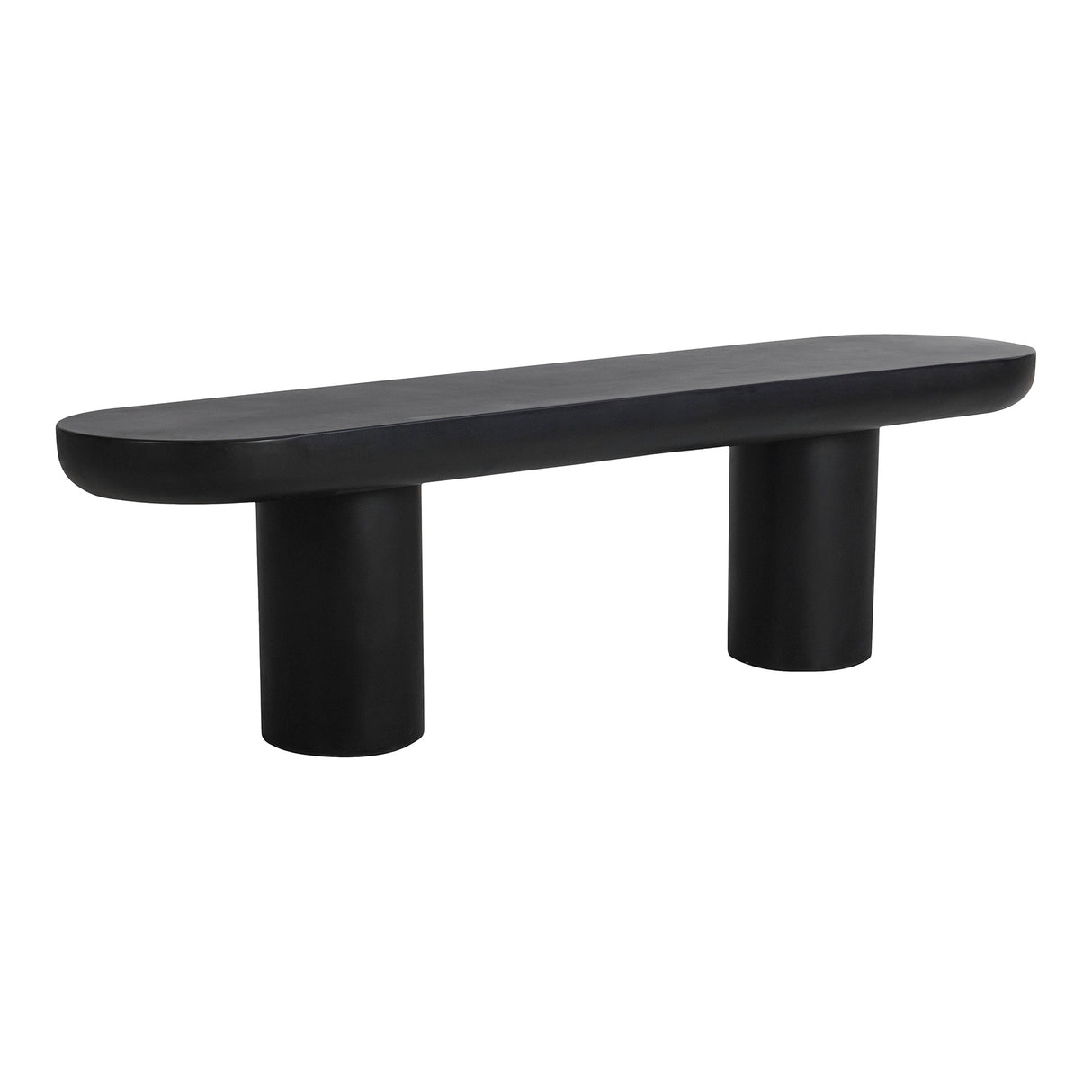 Rocca Black Bench by Moe's Home at Eve Furniture