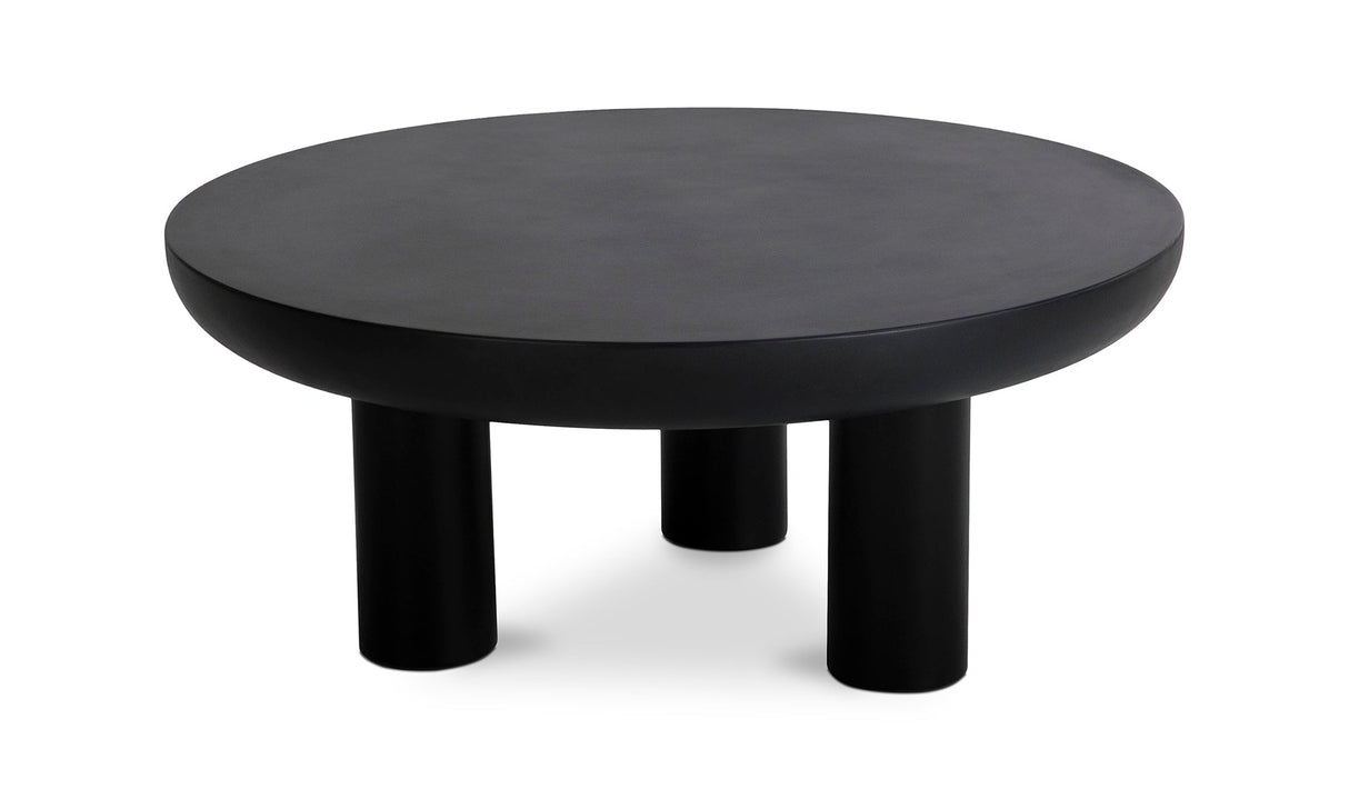 Rocca Coffee Table Black by Moe's Home at Eve Furniture