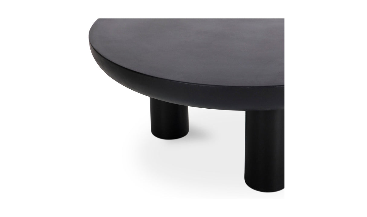 Rocca Coffee Table Black by Moe's Home at Eve Furniture