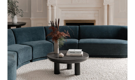 Rocca Coffee Table Black by Moe's Home at Eve Furniture
