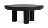Rocca Coffee Table Black by Moe's Home at Eve Furniture