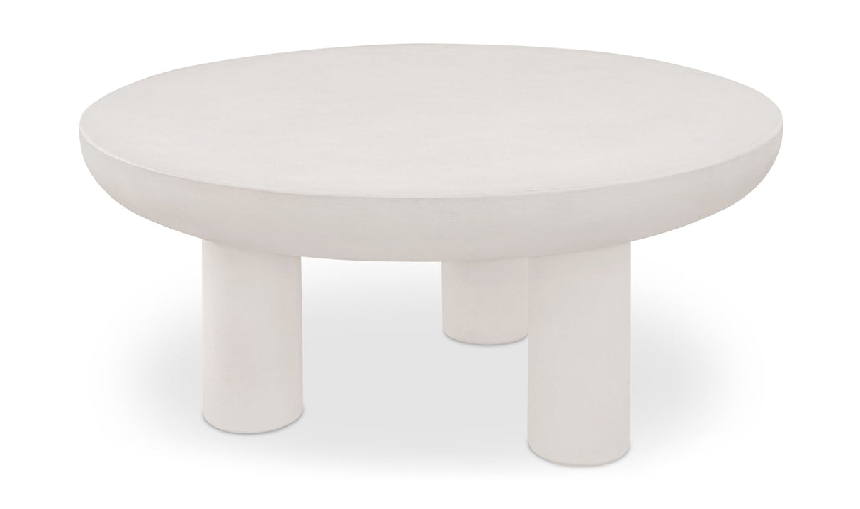 Rocca Coffee Table Cream by Moe's Home at Eve Furniture