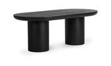 Rocca Dining Table Black by Moe's Home at Eve Furniture