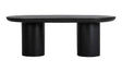 Rocca Dining Table Black by Moe's Home at Eve Furniture