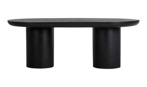 Rocca Dining Table Black by Moe's Home at Eve Furniture