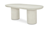 Rocca Dining Table Cream by Moe's Home at Eve Furniture