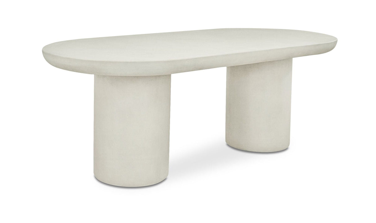 Rocca Dining Table Cream by Moe's Home at Eve Furniture