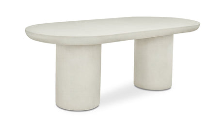 Rocca Dining Table Cream by Moe's Home at Eve Furniture