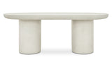 Rocca Dining Table Cream by Moe's Home at Eve Furniture