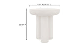 Rocca Side Table Cream by Moe's Home at Eve Furniture