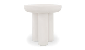 Rocca Side Table Cream by Moe's Home at Eve Furniture
