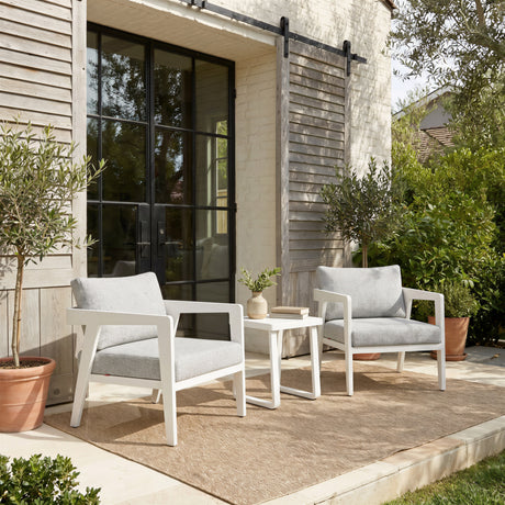 Roccia Gray Outdoor Armchair by Zuomod at Eve Furniture