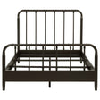 Rocco Dark Bronze All Wood Water Pipe Open Frame Full Bed by Coaster at Eve Furniture
