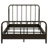 Rocco Dark Bronze All Wood Water Pipe Open Frame Full Bed by Coaster at Eve Furniture