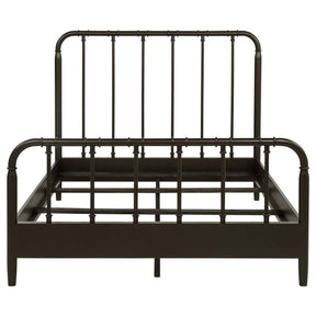 Rocco Dark Bronze All Wood Water Pipe Open Frame Full Bed by Coaster at Eve Furniture