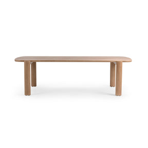 Rocco Outdoor Butterscotch 110" Rectangle Dining Table by Classic Home at Eve Furniture