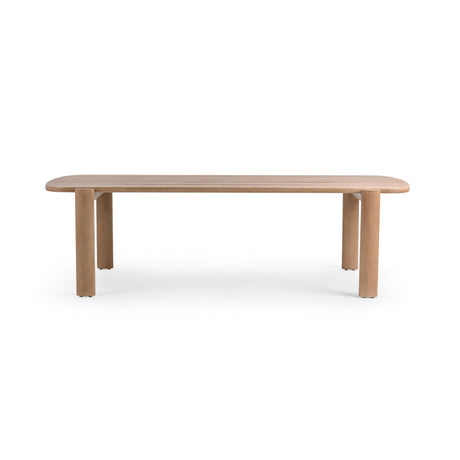 Rocco Outdoor Butterscotch 110" Rectangle Dining Table by Classic Home at Eve Furniture