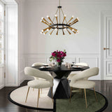 Rocco Performance Boucle Dining Chair by TOV Furniture at Eve Furniture
