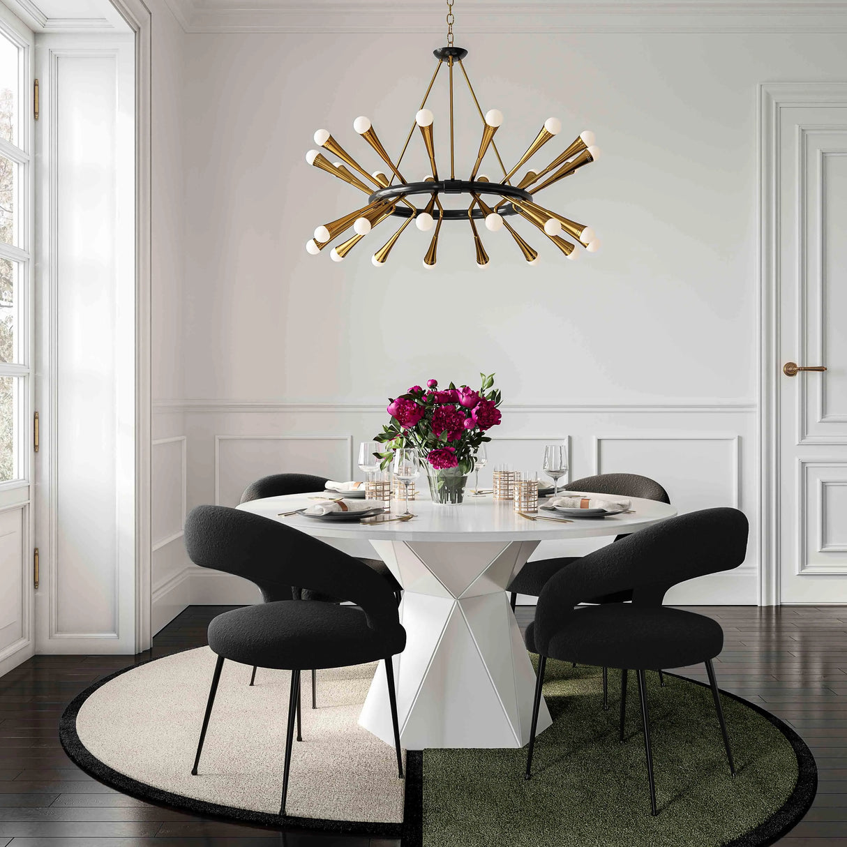 Rocco Performance Boucle Dining Chair by TOV Furniture at Eve Furniture