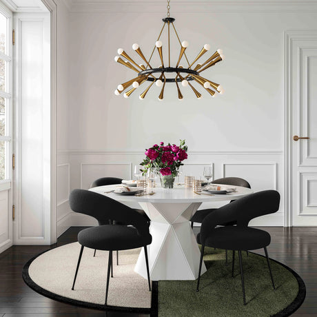 Rocco Performance Boucle Dining Chair by TOV Furniture at Eve Furniture