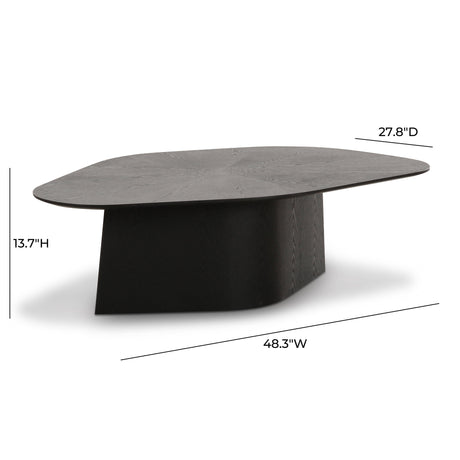 Roche Ash Geometric Coffee Table by TOV Furniture at Eve Furniture