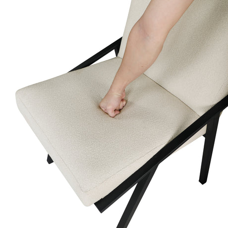 Rochelle Cream Dining Side Chair, Set of 2 by Homelegance at Eve Furniture