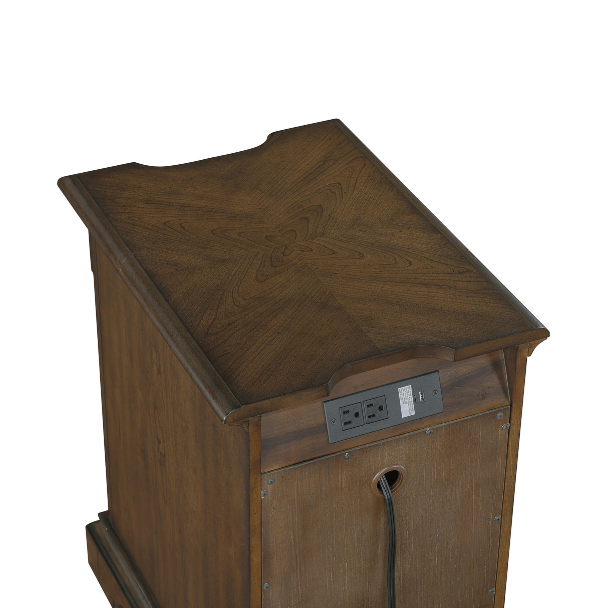 Rochester Antique Bronze Chairside End Table
