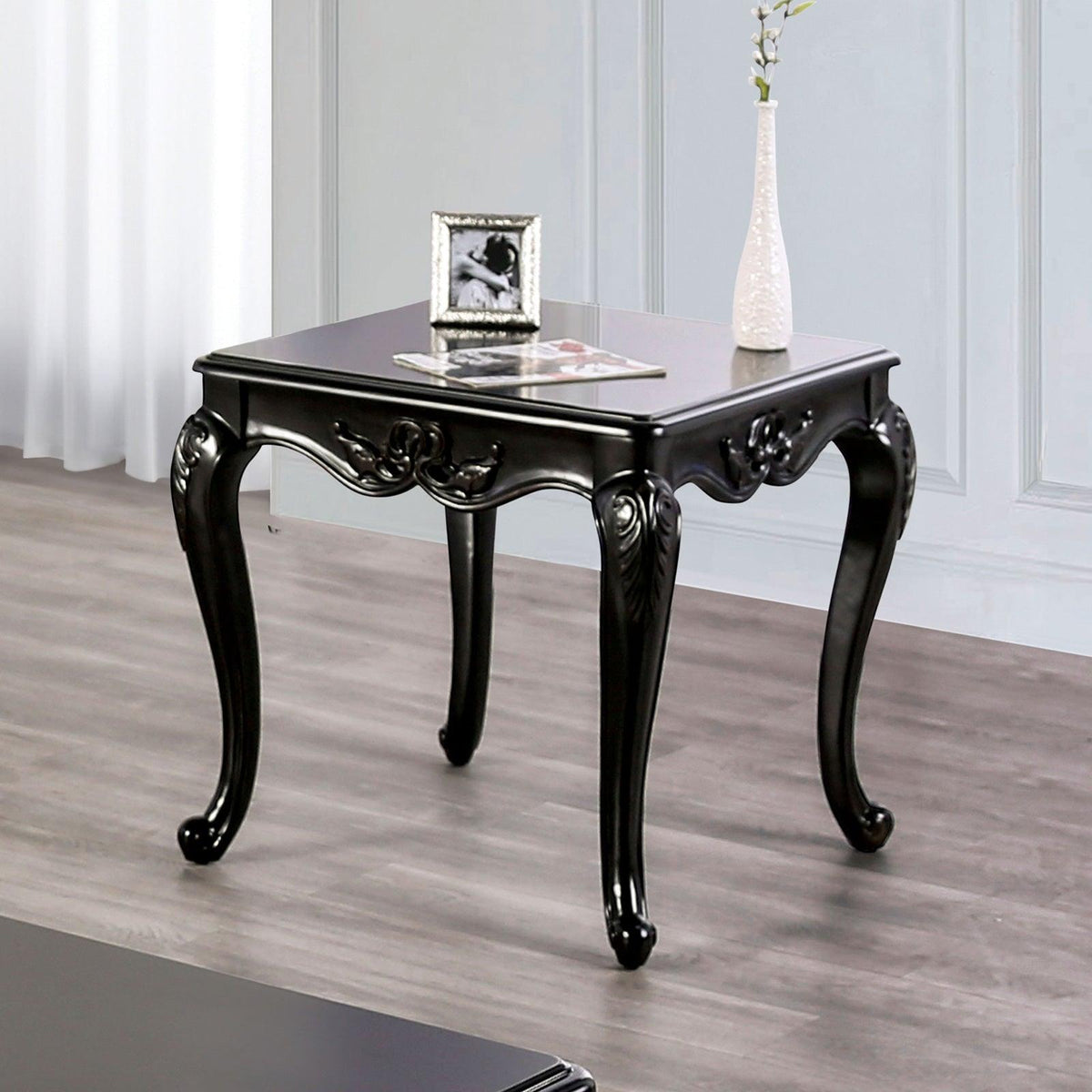 Rochester Champagne End Table by Furniture of America at Eve Furniture